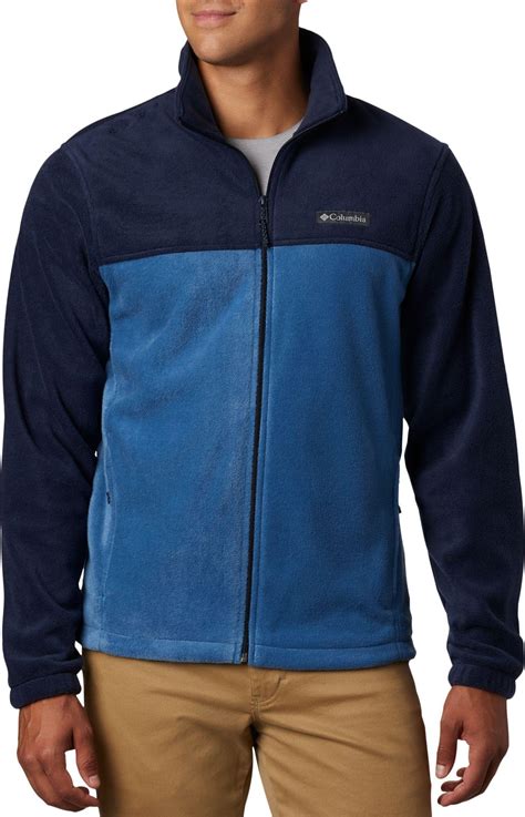Columbia Steens Mountain Full Zip Fleece Jacket In Blue For Men Lyst