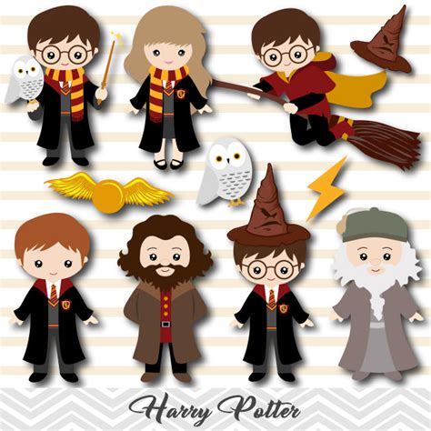 Harry Potter Digital Clipart Harry Potter Clip Art Tracy Digital Design