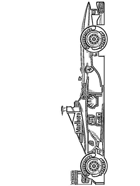 Colouring Page Ferrari Formula 1 Coloringpageca