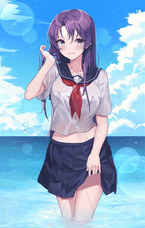 Cutie At The Beach Rserafuku2d