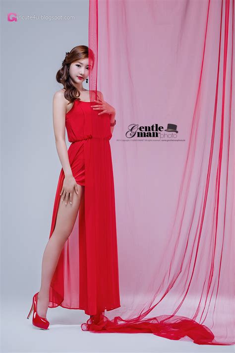 Han Song Yee Hot Red ~ Cute Girl Asian Girl Korean Girl