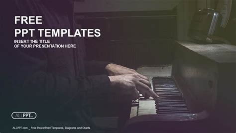 Free Dramatic Piano Musician Powerpoint Template Designhooks
