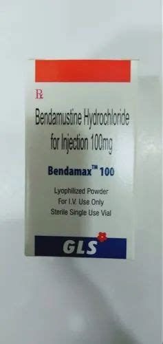 Bendamax Bendamustine Hydrochloride For Injection Packaging Vial Gls