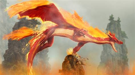 Fire Dragon Animated Wallpaper