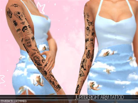 Jupiter Right Arm Tattoo The Sims Sims 4 Sims