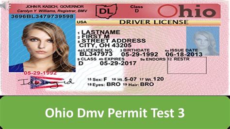 Ohio Dmv Permit Test 3 Youtube