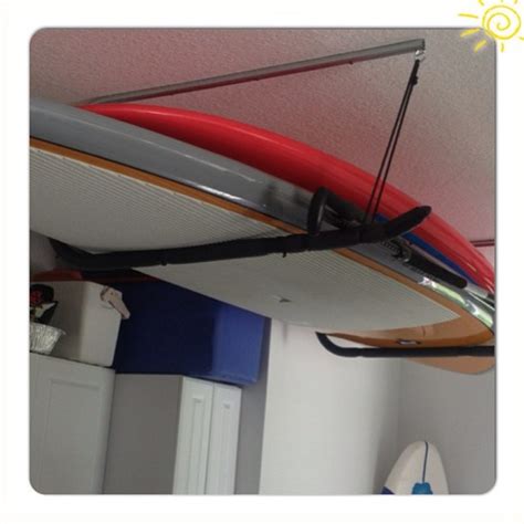 My Friends Husband Built Her This Wonderful Sup Hanger For The Garage