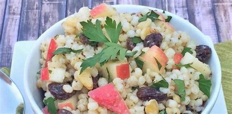 Sweet Sorghum Salad With Apples Pine Nuts And Raisins This Sweet