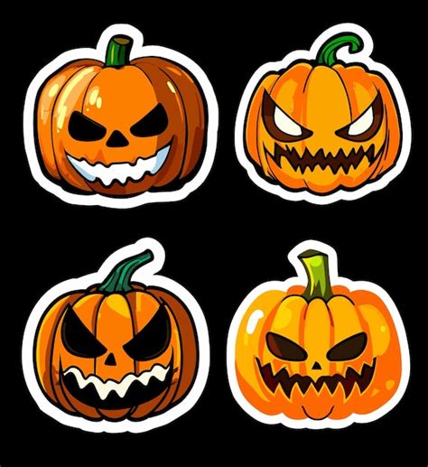 Premium Vector Angry Halloween Pumpkin