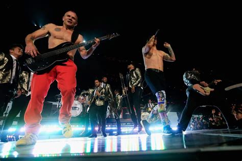 Air Guitar Flea Admits Red Hot Chili Peppers Faked It At Super Bowl