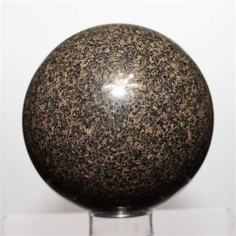 2lb 113oz 1228g Granite Sphere 3 1116in Diameter 94mm Natural