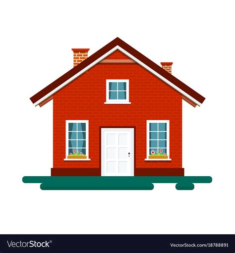Check spelling or type a new query. House icon building isolated on white background Vector Image