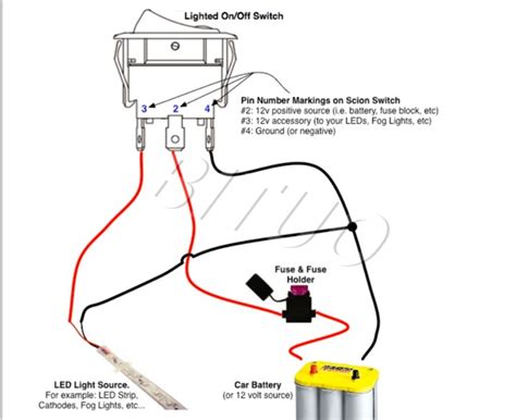 12v Illuminated Switch Wiring Diagram Wiring Diagram