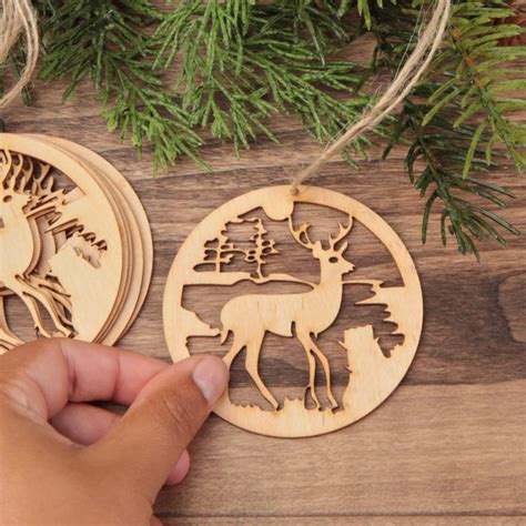 Unfinished Wood Laser Cut Deer Cutouts All Wood Cutouts Wood Crafts