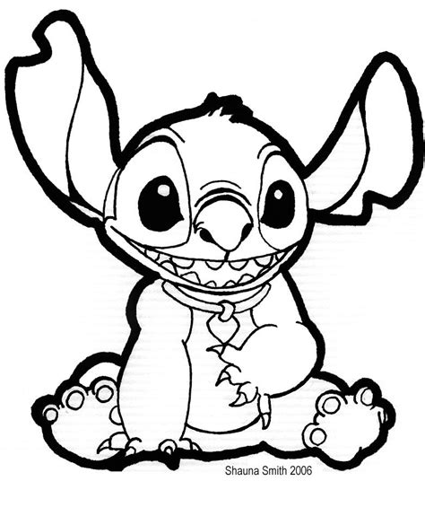 Stitch Lineart By Claybunny On Deviantart
