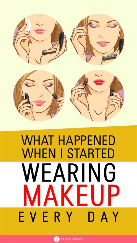 here s what happened when i started wearing makeup every day makeup makeup videos how to wear