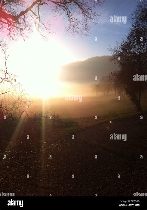 Burst Of Sunlight Stock Photo Alamy