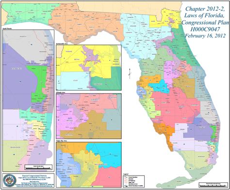 Florida House District Map United States Map