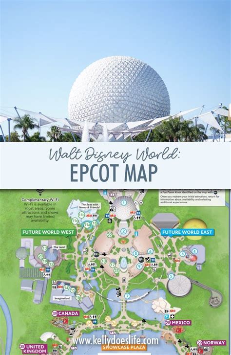 Epcot Map Walt Disney World Updated April 2023 Epcot Map Disney
