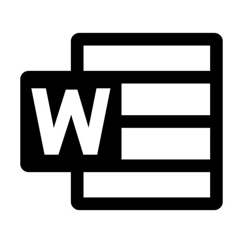 Word Icon Png Transparent