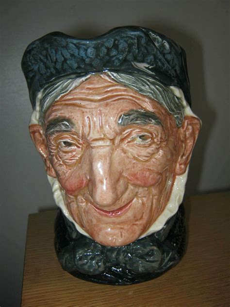 rare royal doulton toothless granny character jug ebay