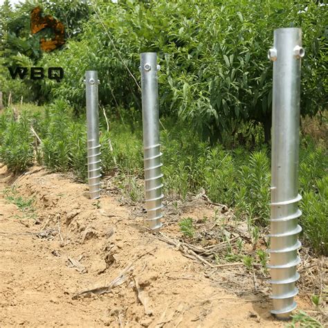 Oem Factory Supplier Galvanized Ground Earth Screw Anchor For Solar