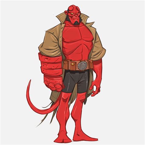 Pcohen Sketch Blog Hellboy Character Design Fun
