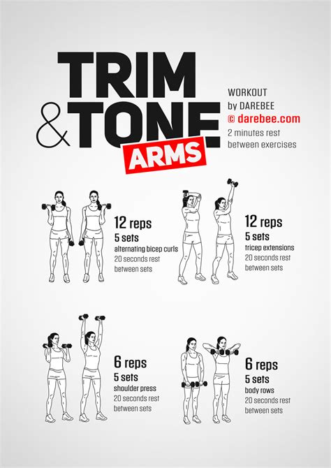 46 Arm Workouts Exercises Background Arm And Back Workout