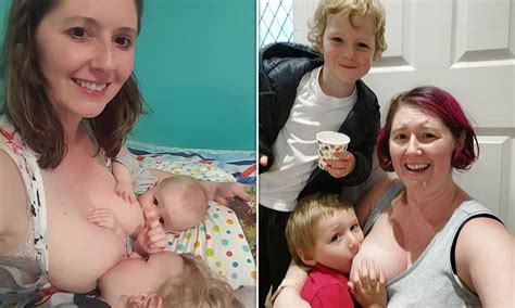 Mother Who Breastfeeds Her Five And Six Year Old Sons Daily Mail Online