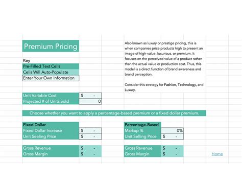 Free Sales Pricing Calculator And Strategy Template Download Now