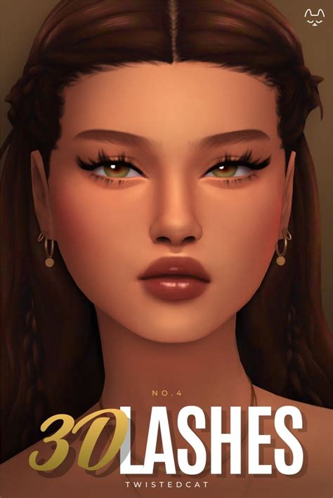 3d Lashes No4 Twistedcat In 2024 Sims 4 Cc Eyes Sims 4 Sims