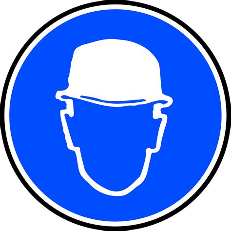 Hard Hat Mandatory Signs Free Vector Graphic On Pixabay