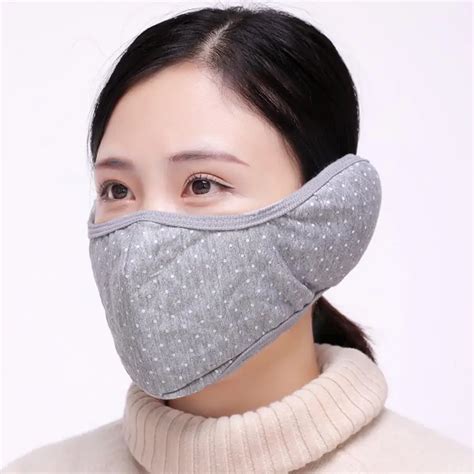 Aliexpress Com Buy In Women Ear Protective Warm Mouth Mask Girls Windproof Earmuff Anti