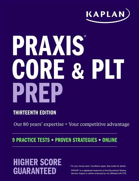 Praxis Core And Plt Prep Book By Kaplan Test Prep Official