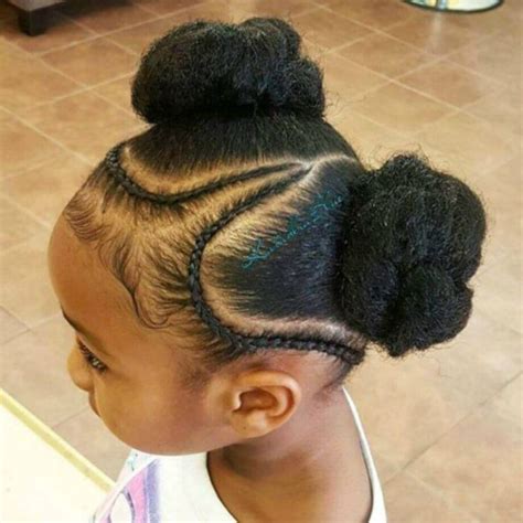 15 Adorable Braided Buns For Little Girls Afrocosmopolitan