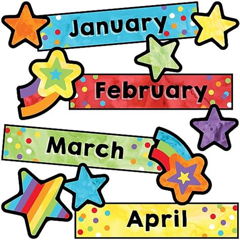 Carson Dellosa Celebrate Learning Months Of The Year Mini Bulletin