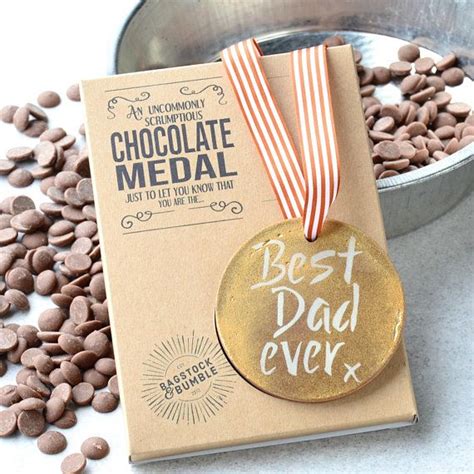 If so, worx has the perfect gifts for him this father's day. Best Dad Ever Chocolate Gold Medal | Etsy | Dad birthday ...
