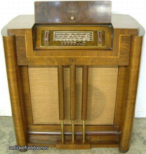 Antique Philco Art Deco Floor Model Radio At Antiquefurniture Us