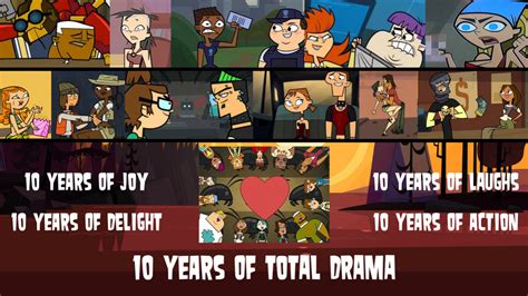 10 Years Of Total Drama Banner By Air30002 On Deviantart