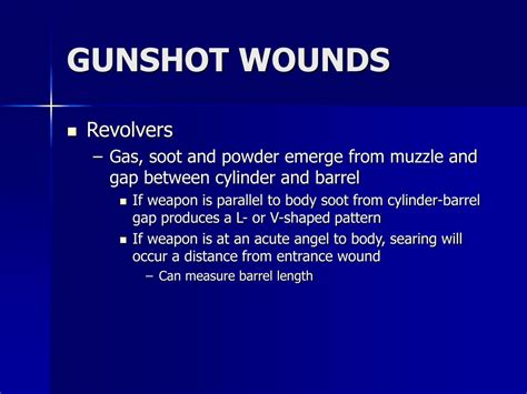 Gunshot Wounds Pathology Pathology Outlines Gunshot Wounds