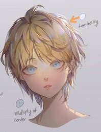 Anime Hair Coloring Tutorial (Basic) - Digital Painting Tutorials and