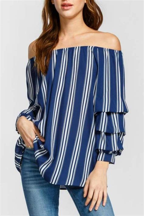 Cherish Tiered Balloon Sleeve Off Shoulder Off Shoulder Clothes For