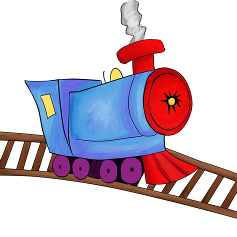 Train Track Cartoon Clipart Best