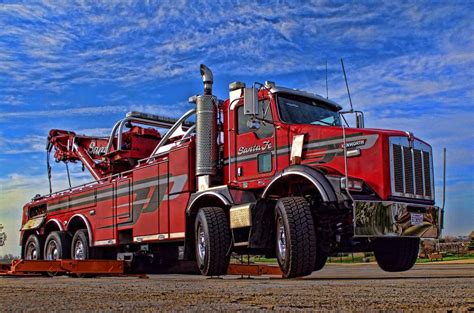 Santa Fe Tow Kenworth Big Rig Tow Truck Photograph By Tim Mccullough