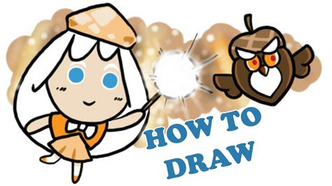 How To Draw Fanart Cream Puff Cookie From Cookie Run Youtube