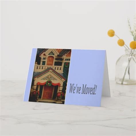Christmas is the time of the year that comes with the right atmosphere 3d christmas ecards with realistic snow effect, youtube christmas movie cards select your free christmas cards below, when you are done selecting your. We've Moved - New Address Christmas Card | Zazzle.com ...
