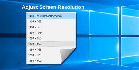 How To Adjust Screen Resolution In Windows 10
