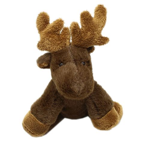 Soft Spots Woodland Animal Small Kids Plush Toy Brown Moose By Ganz