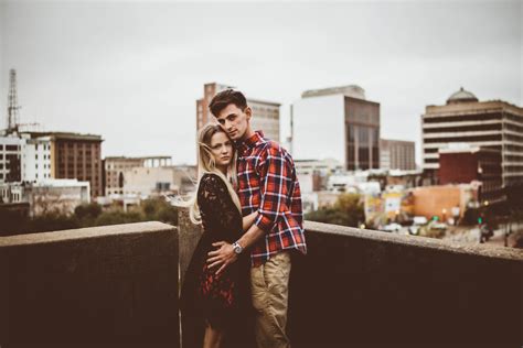 Isaac Breeze Downtown Houston Engagement Session — Madeleine Frost