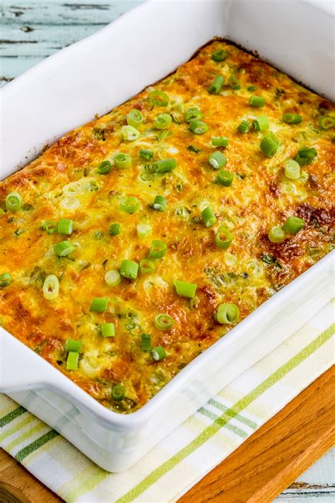 Eggs, refried beans, ground beef, corn tortillas, onion powder and 7 more. Green Chile and Cheese Keto Breakfast Casserole - Kalyn's ...
